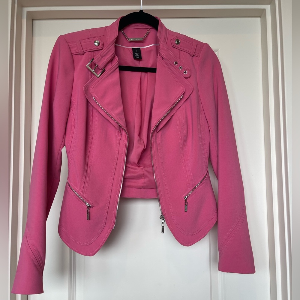 Pink Motorcycle Jacket size 2